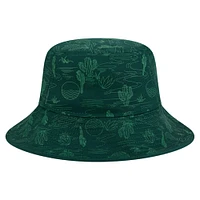 Bob vert foncé New Era Athletics 2025 Spring Training All Over Print pour jeunes