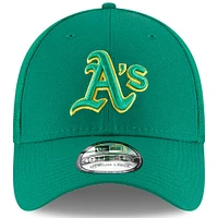 Youth New Era Green Athletics 2023 Batting Practice 39THIRTY Flex Hat