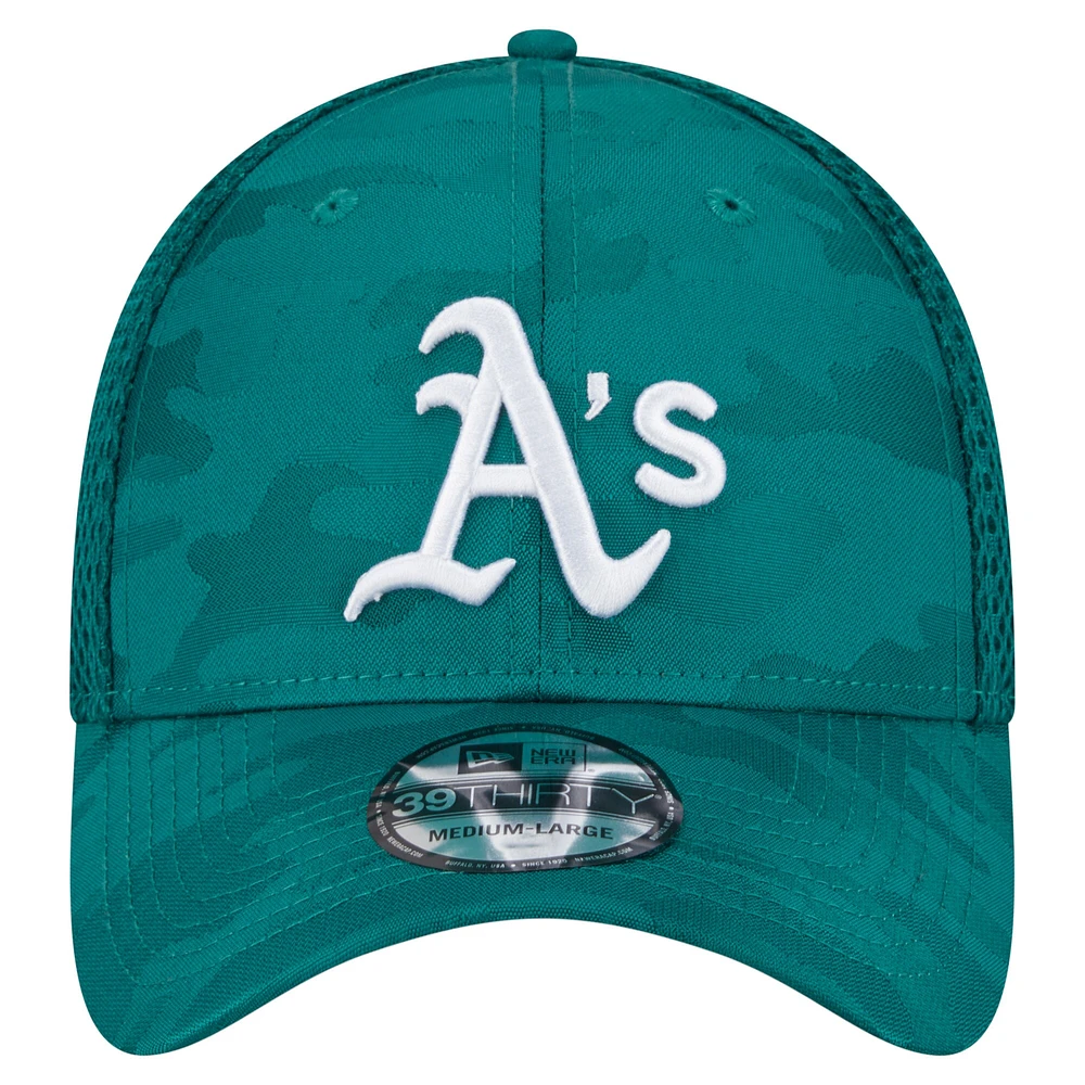 Casquette 39THIRTY Flex camouflage vert New Era pour jeune