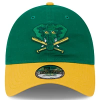 Youth New Era  Kelly Green Athletics 2024 Batting Practice 9TWENTY Adjustable Hat