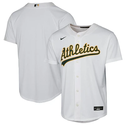 Youth Nike  White Athletics Home Replica 2.0 Jersey