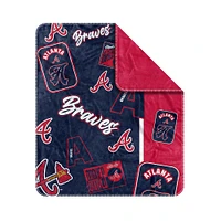  Atlanta Braves 50" x 60" Dream Weave Throw Blanket