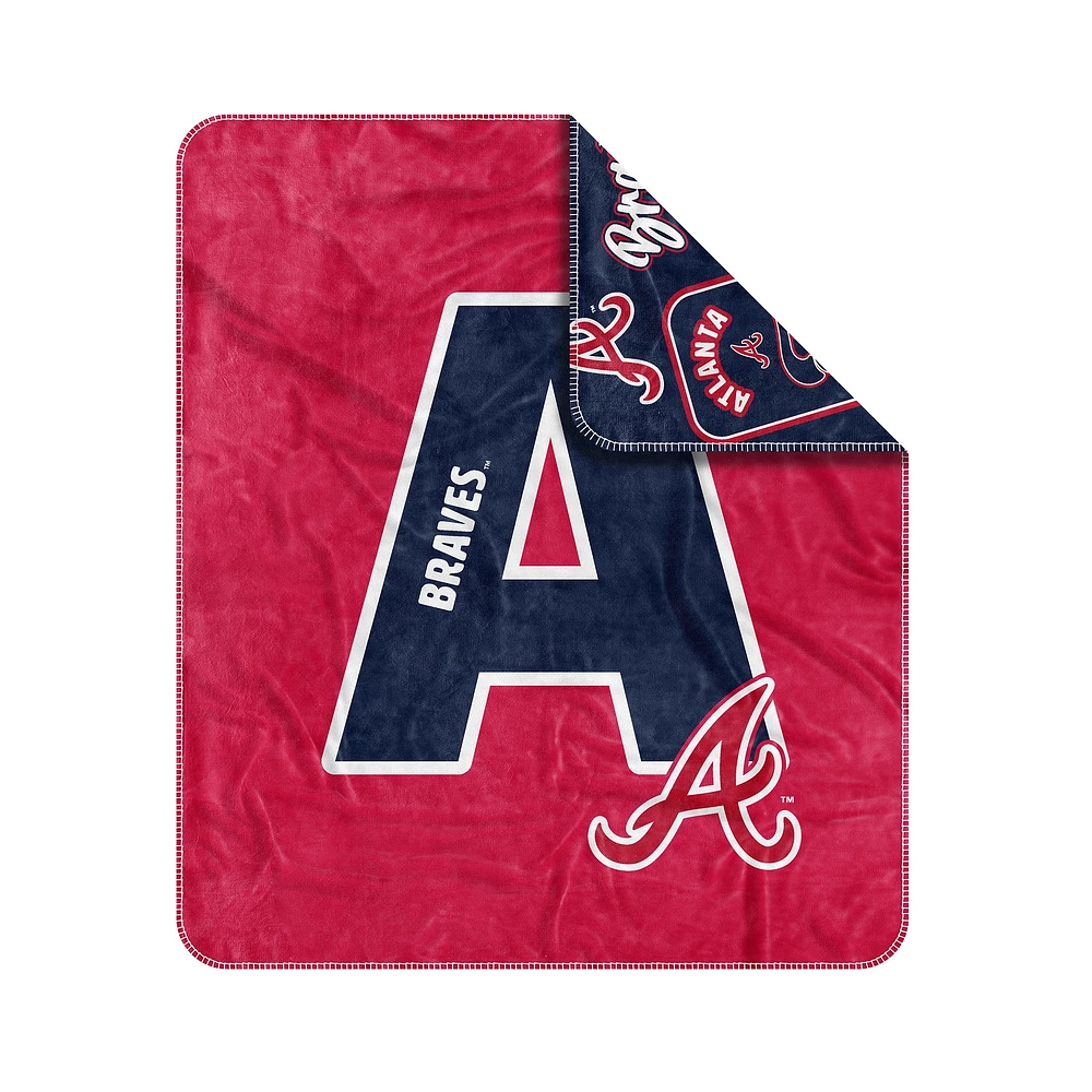  Atlanta Braves 50" x 60" Dream Weave Throw Blanket