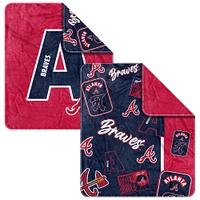  Atlanta Braves 50" x 60" Dream Weave Throw Blanket