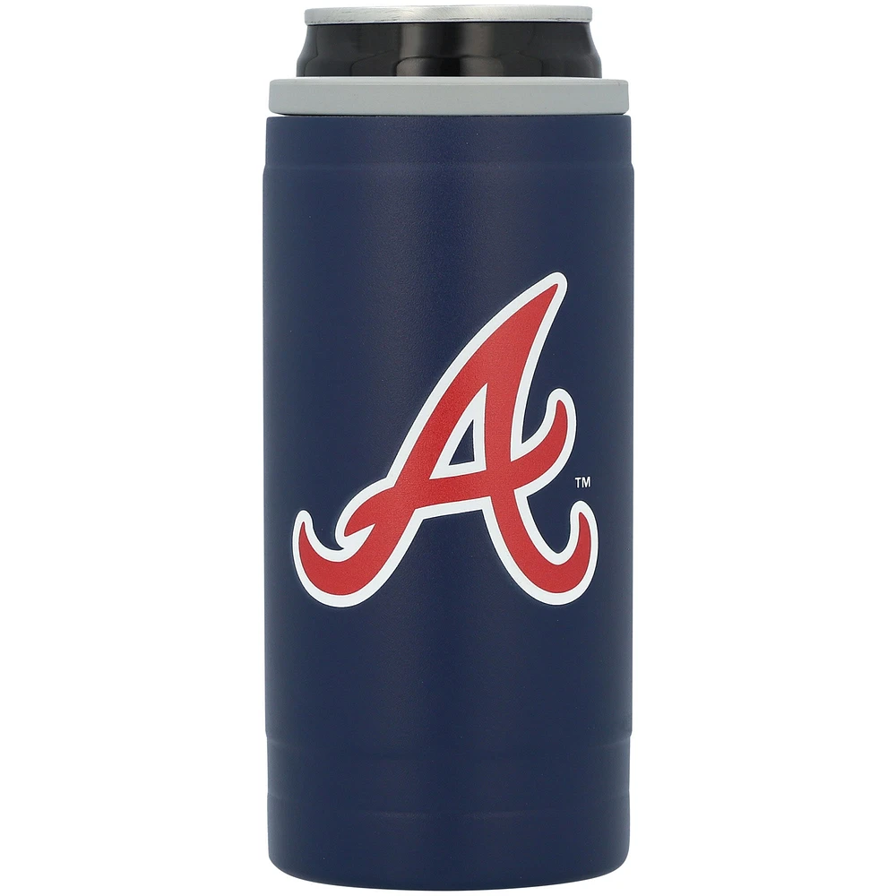 Braves d'Atlanta 12 oz. Flipside Powdercoat Slim Refroidisseur de canettes