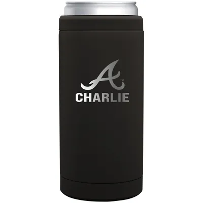 Atlanta Braves 12oz. Personalized Stainless Steel Slim Can Cooler