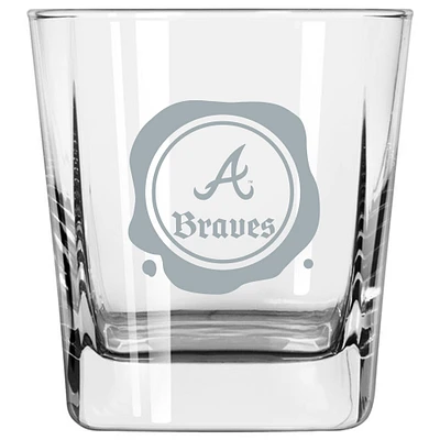 Braves d'Atlanta 14 oz. Tampon Frost Verre Old Fashioned