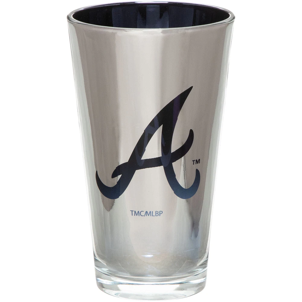 Atlanta Braves 16oz. Electroplated Pint Glass