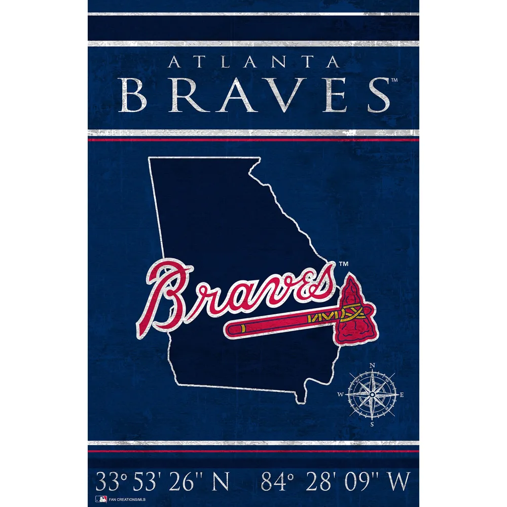 MLB Fanatic: Atlanta Braves 12 x 12 Paper