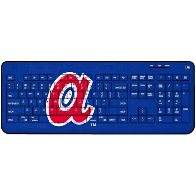 Atlanta Braves 1972-1980 Cooperstown Solid Design Wireless Keyboard