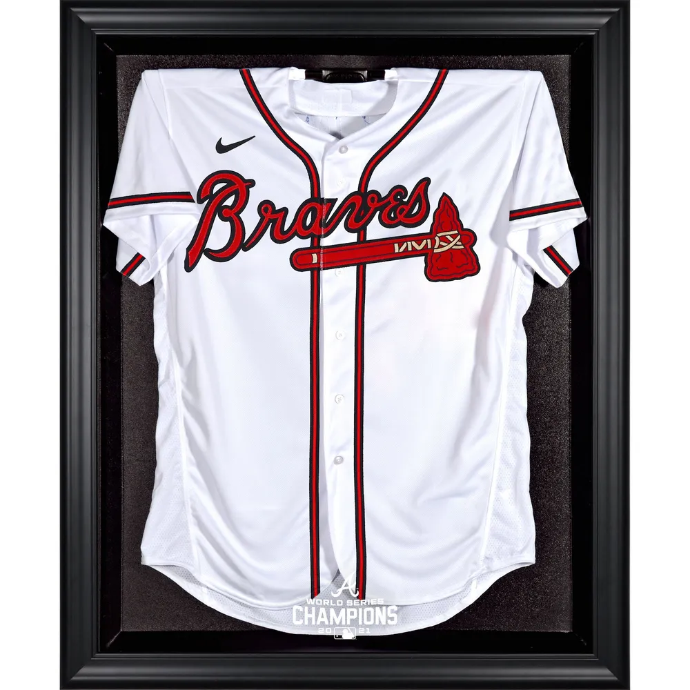 Lids Atlanta Braves Fanatics Authentic 2021 MLB World Series Champions  Framed Logo Jersey Display Case
