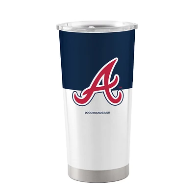 Braves d'Atlanta 20 oz. Gobelet en acier inoxydable à blocs de couleurs