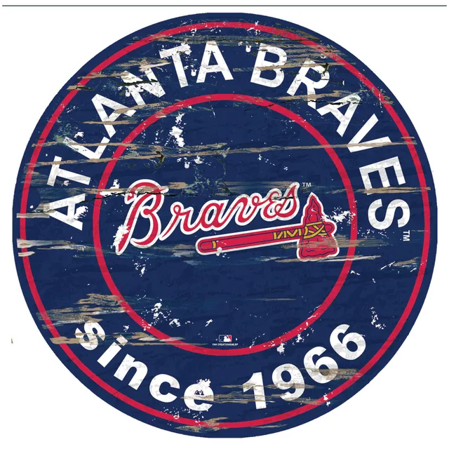 Atlanta Braves 24'' Round Heritage Logo Sign