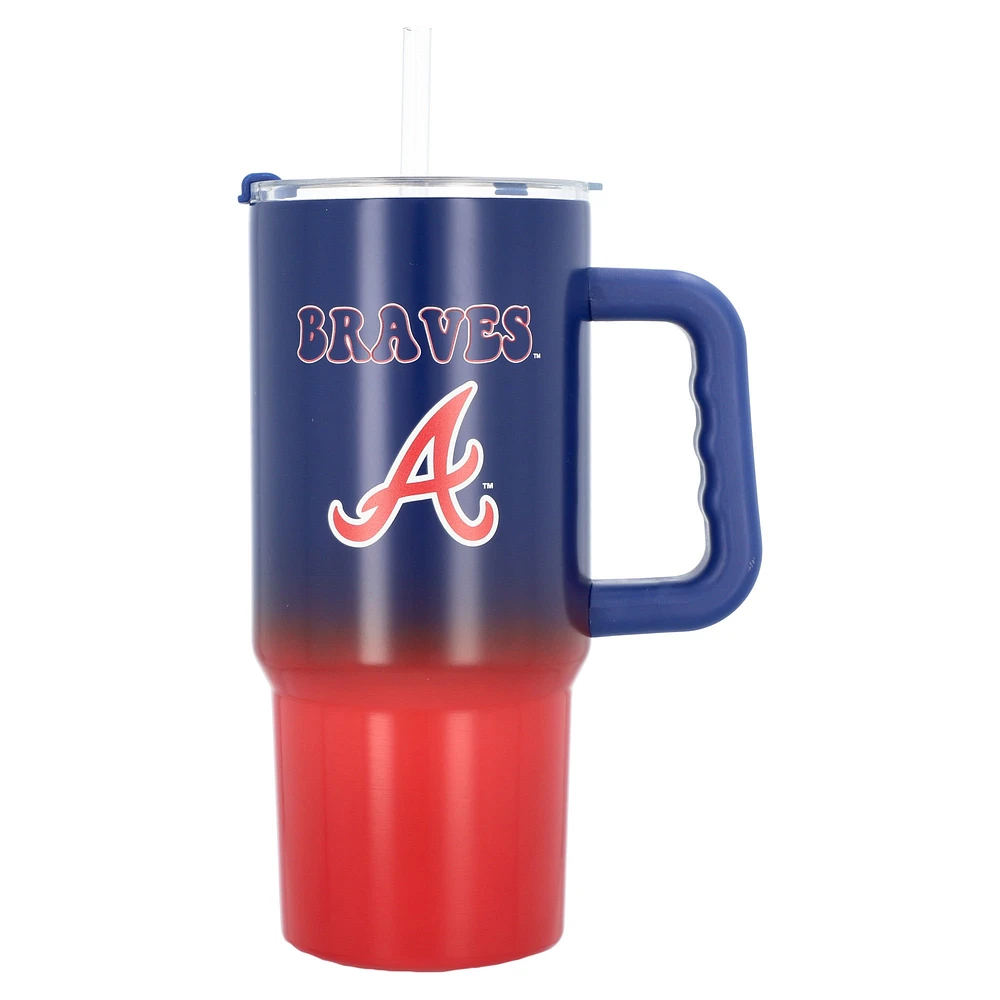 Atlanta Braves 24oz. Ombre Stainless Steel Tumbler