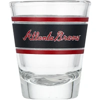 Braves d'Atlanta 2oz. Verre à shot à rayures