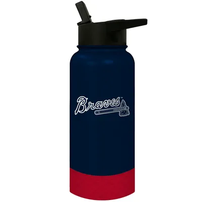 Atlanta Braves 32oz. Logo Thirst Hydration Water Bottle