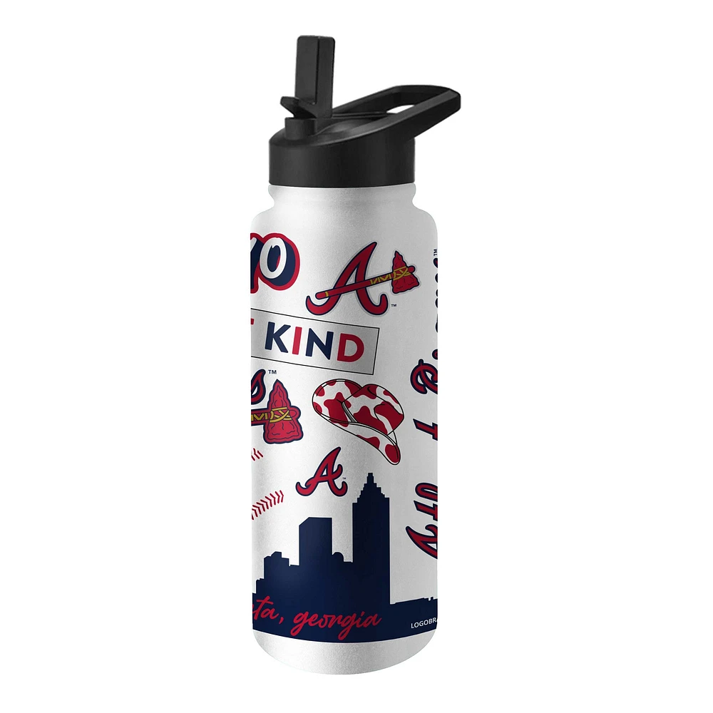 Atlanta Braves 34oz. Native Quencher Bottle