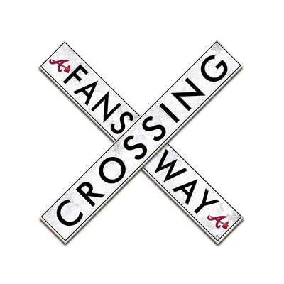 Atlanta Braves 48" Fans Way Crossing Sign