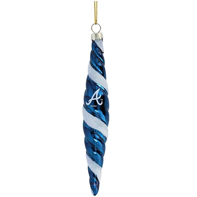 Atlanta Braves 5'' Team Color Swirl Ornament