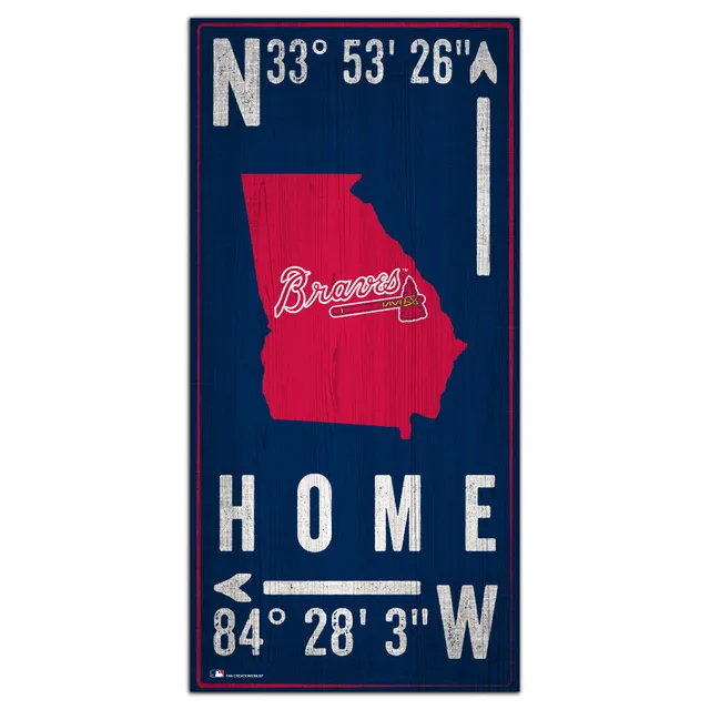 Atlanta Braves USA Flag Cutout Sign