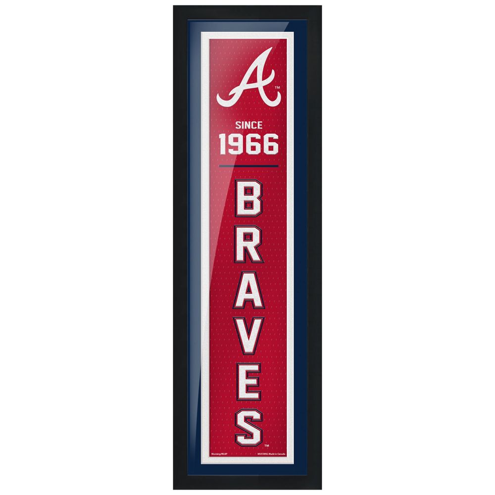 Atlanta Braves - 6'' x 22'' Established Framed Artwork