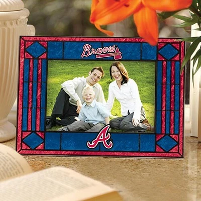 Atlanta Braves Art Glass Horizontal Frame