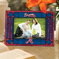 Atlanta Braves Art Glass Horizontal Frame