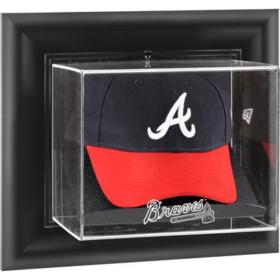 Atlanta Braves Fanatics Authentic Black Framed Wall-Mounted Logo Cap Display Case