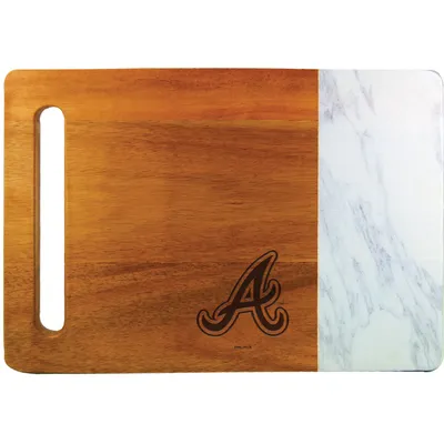 Atlanta Braves Cutting & Serving Board with Faux Marble