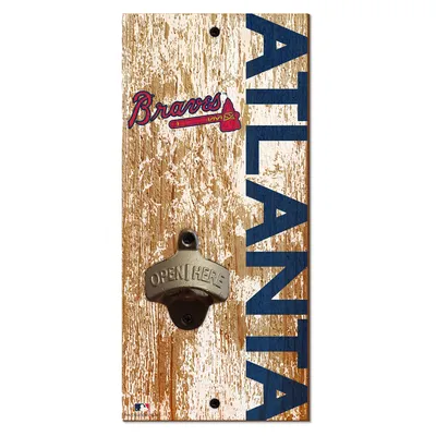 Atlanta Braves Distressed Bottle Opener