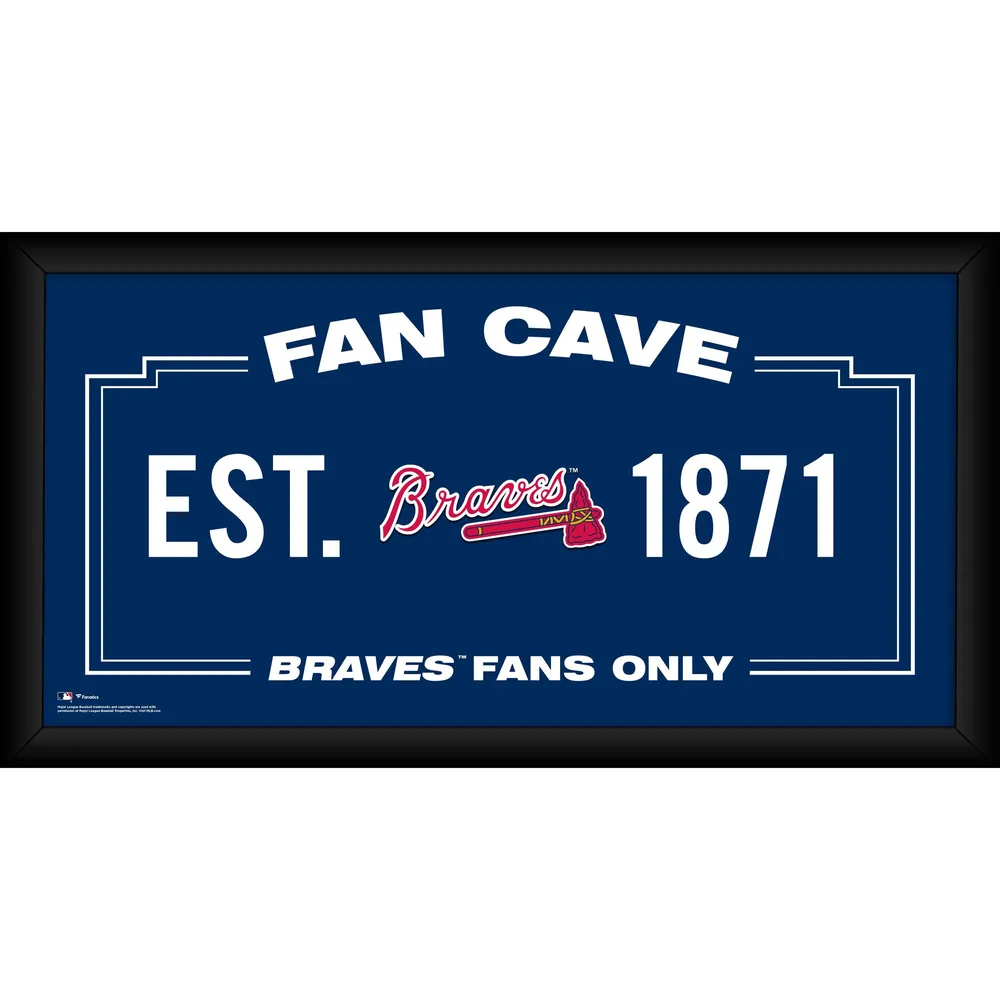 Atlanta Braves Fanatics Authentic Black Framed Logo Jersey Display Case