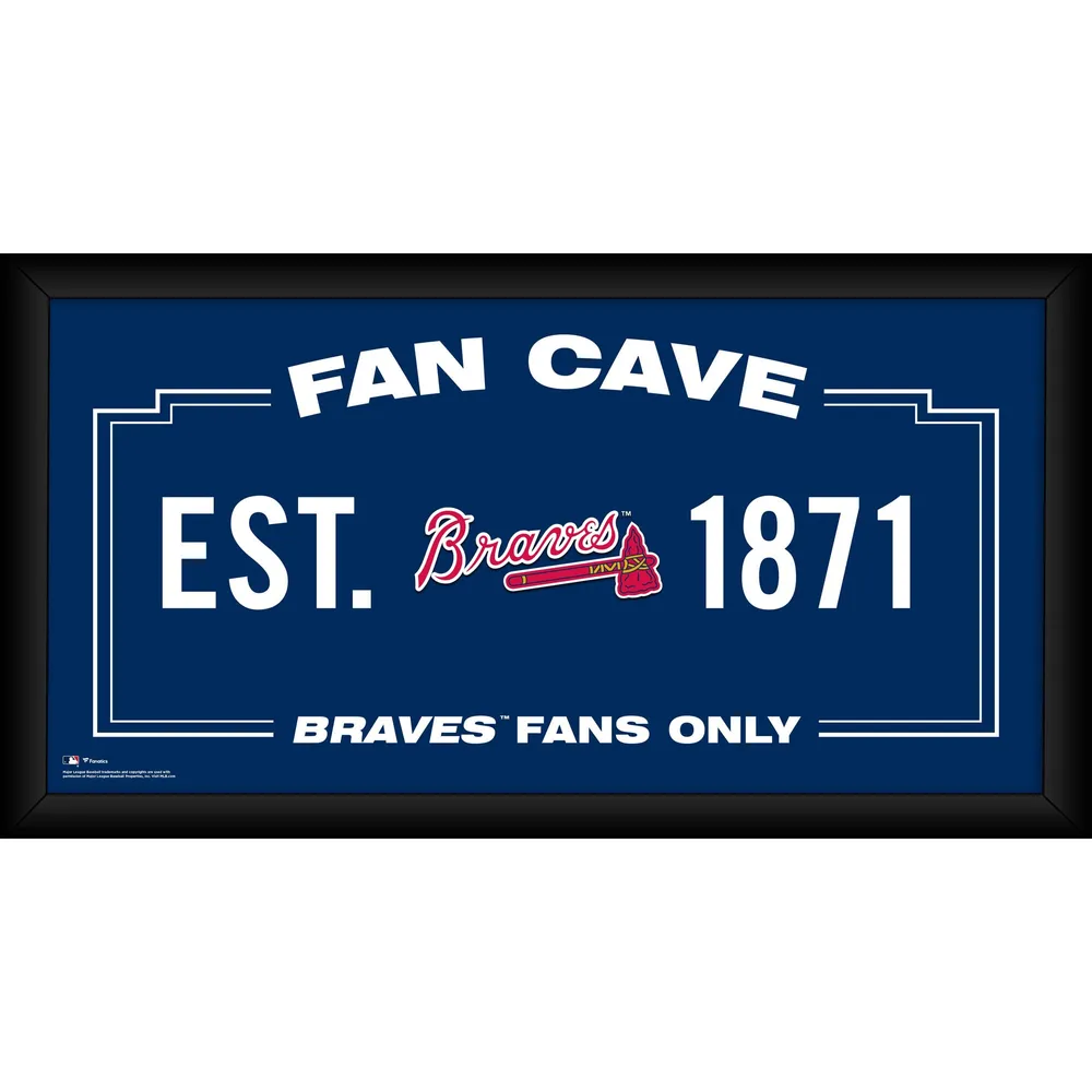 Atlanta Braves Black Framed Logo Jersey Display Case