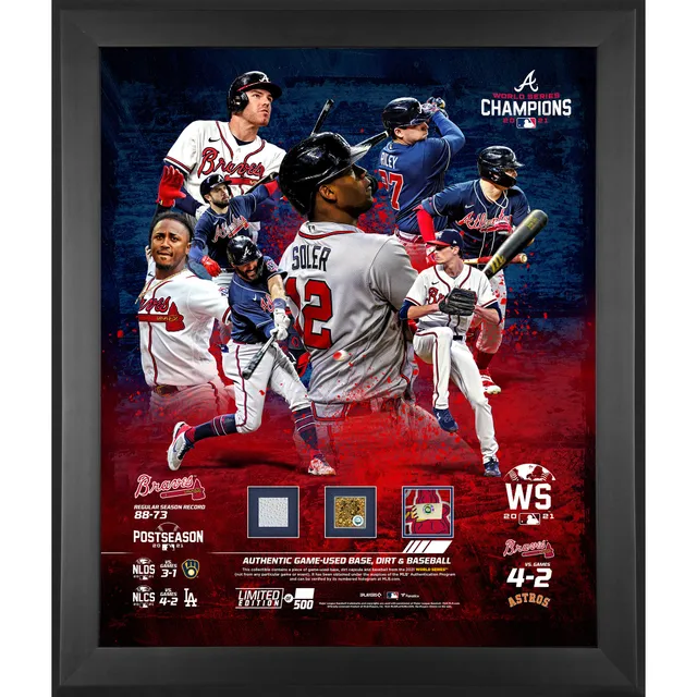 Atlanta Braves Unsigned 2021 MLB World Series Champions Team Collage Photograph
