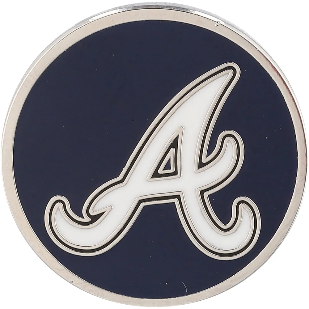 Atlanta Braves Women's Silver Enamel Pendant