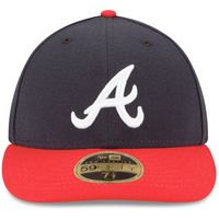 Atlanta Braves New Era Home Authentic Collection On-Field Low Profile 59FIFTY - Fitted Hat Navy/Red