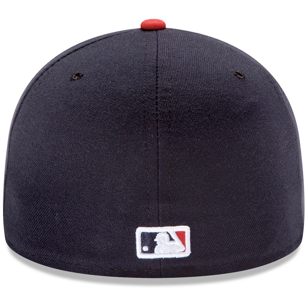 Atlanta Braves New Era Home Authentic Collection On-Field Low Profile 59FIFTY - Fitted Hat Navy/Red