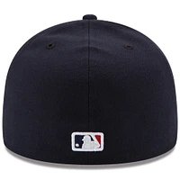 Atlanta Braves New Era Road Authentic Collection On-Field Logo 59FIFTY - Fitted Hat Navy