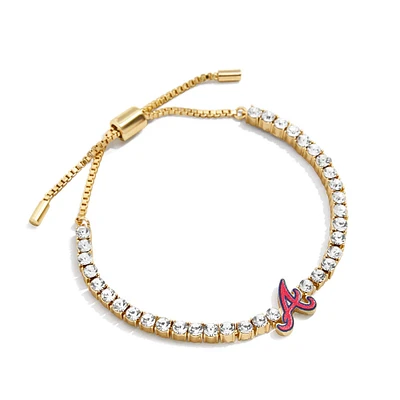 BaubleBar Atlanta Braves Pull-Tie Tennis Bracelet