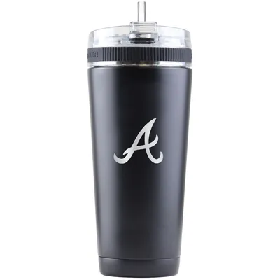 Atlanta Braves 26oz. Ice Shaker Flex Bottle - Black