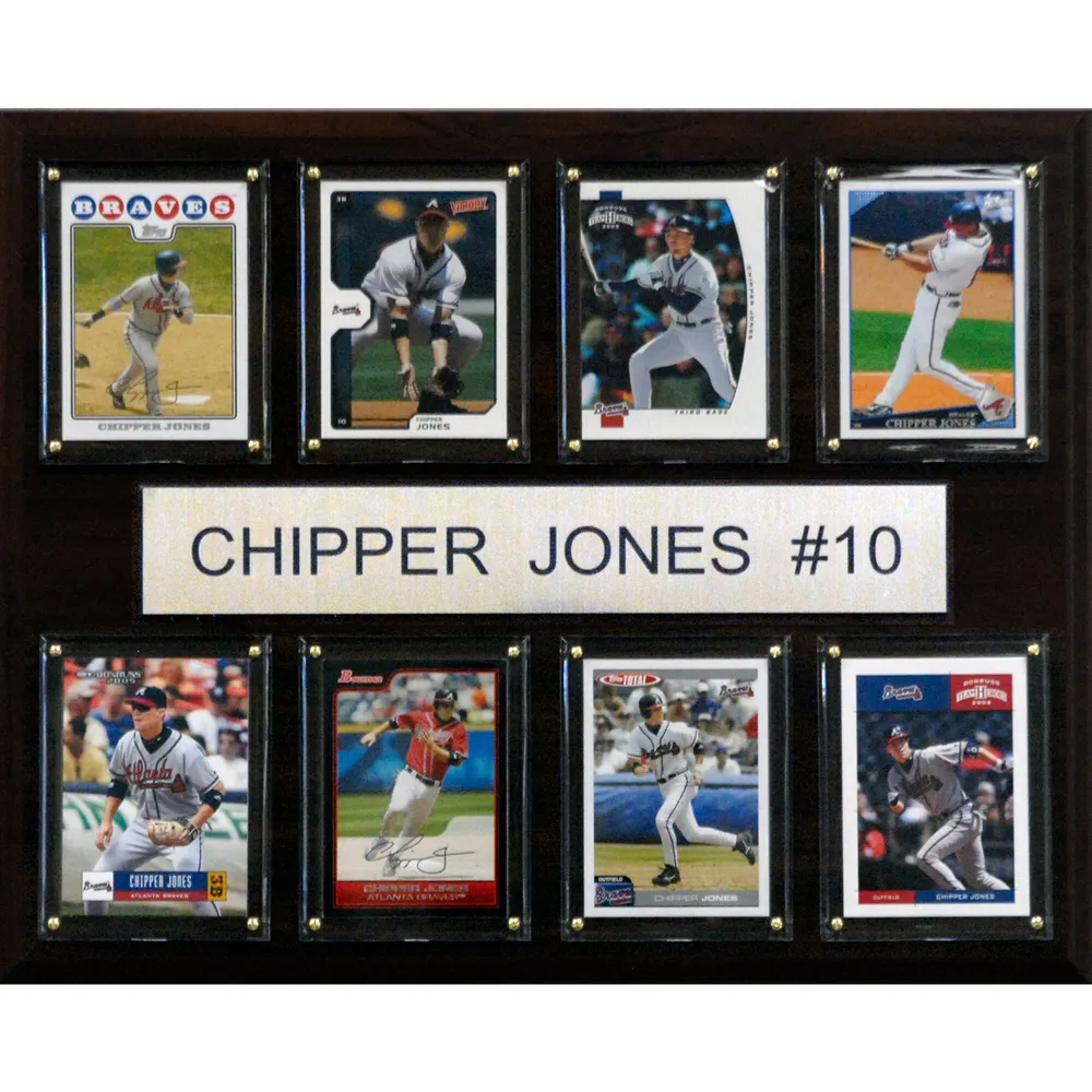 Autographed Atlanta Braves Chipper Jones Fanatics Authentic Gray