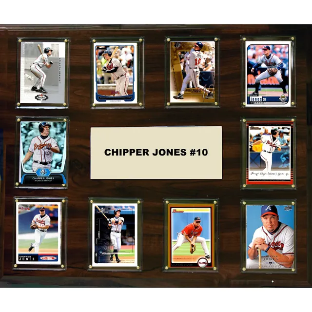 Lids Chipper Jones Atlanta Braves Fanatics Authentic Framed Autographed 20  x 24 In Focus Photograph