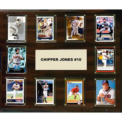 Chipper Jones Atlanta Braves Fanatics Authentic Framed