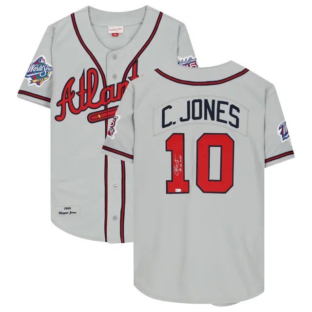 2022 Braves MLB Authenticated and Autographed Navy Jersey