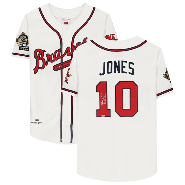 Nike Chipper Jones Youth Jersey - ATL Braves Kids Home Jersey