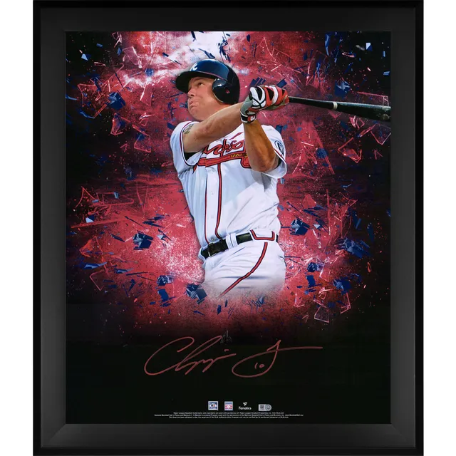 Autographed Atlanta Braves Ronald Acuna Jr. Fanatics Authentic Framed 20 x  24 In Focus Photograph