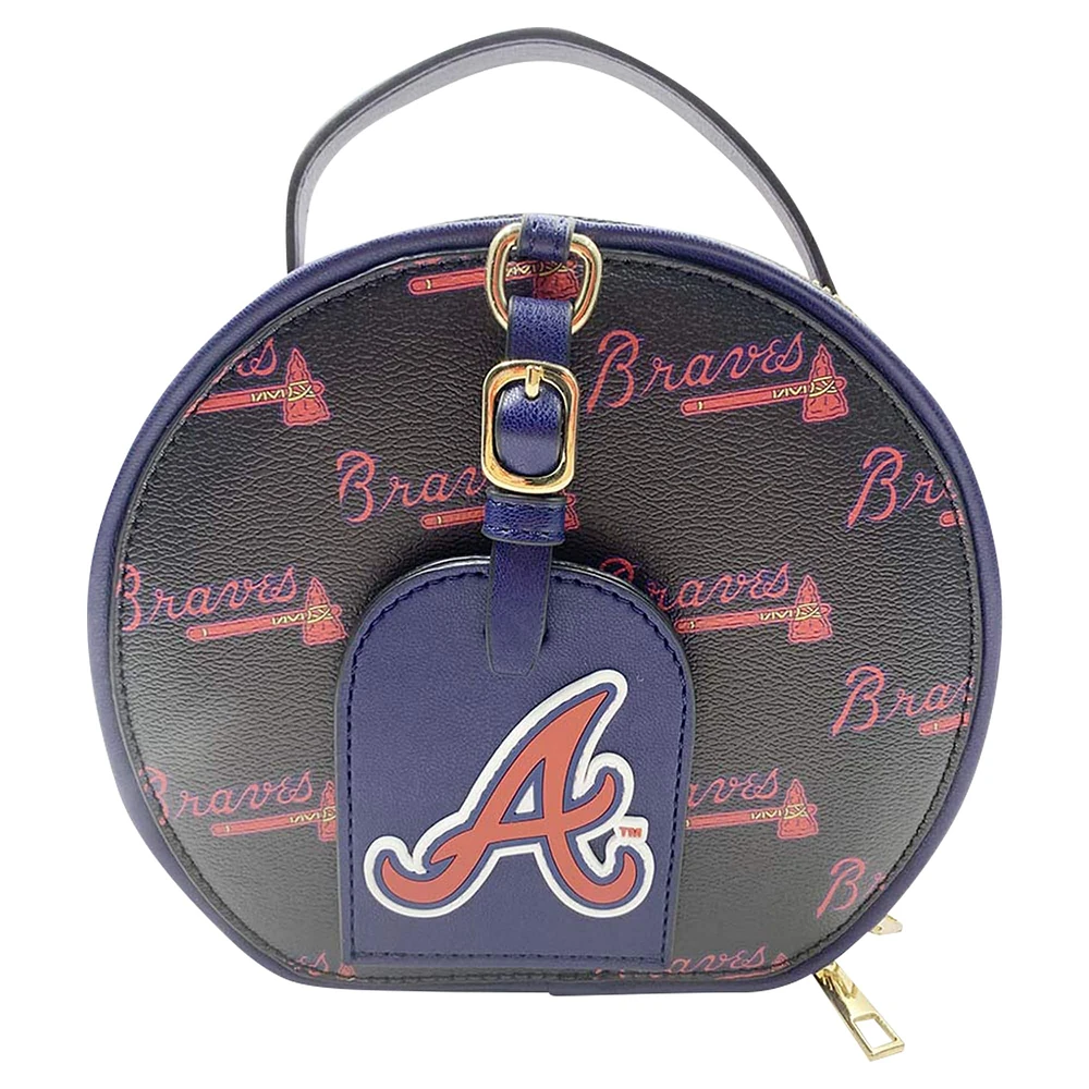 Cuce  Atlanta Braves Repeat Logo Round Bag