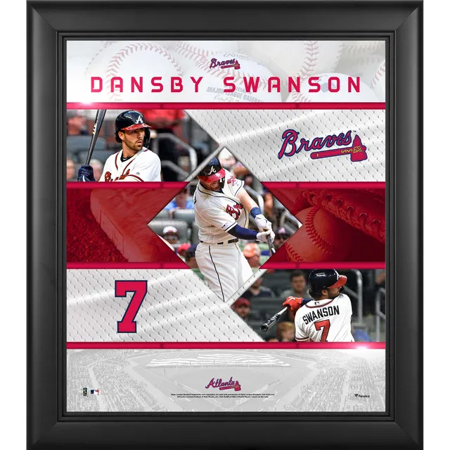 Dansby Swanson Women's Atlanta Braves Home Jersey - White Authentic