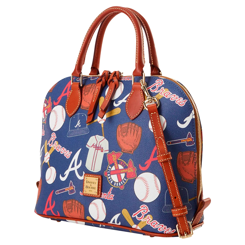 Dooney & Bourke Atlanta Braves Game Day Zip Zip Satchel