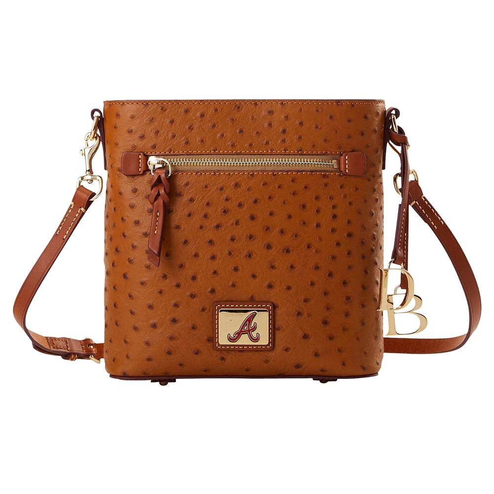 Dooney & Bourke Porte-monnaie à bandoulière zippé Atlanta Braves