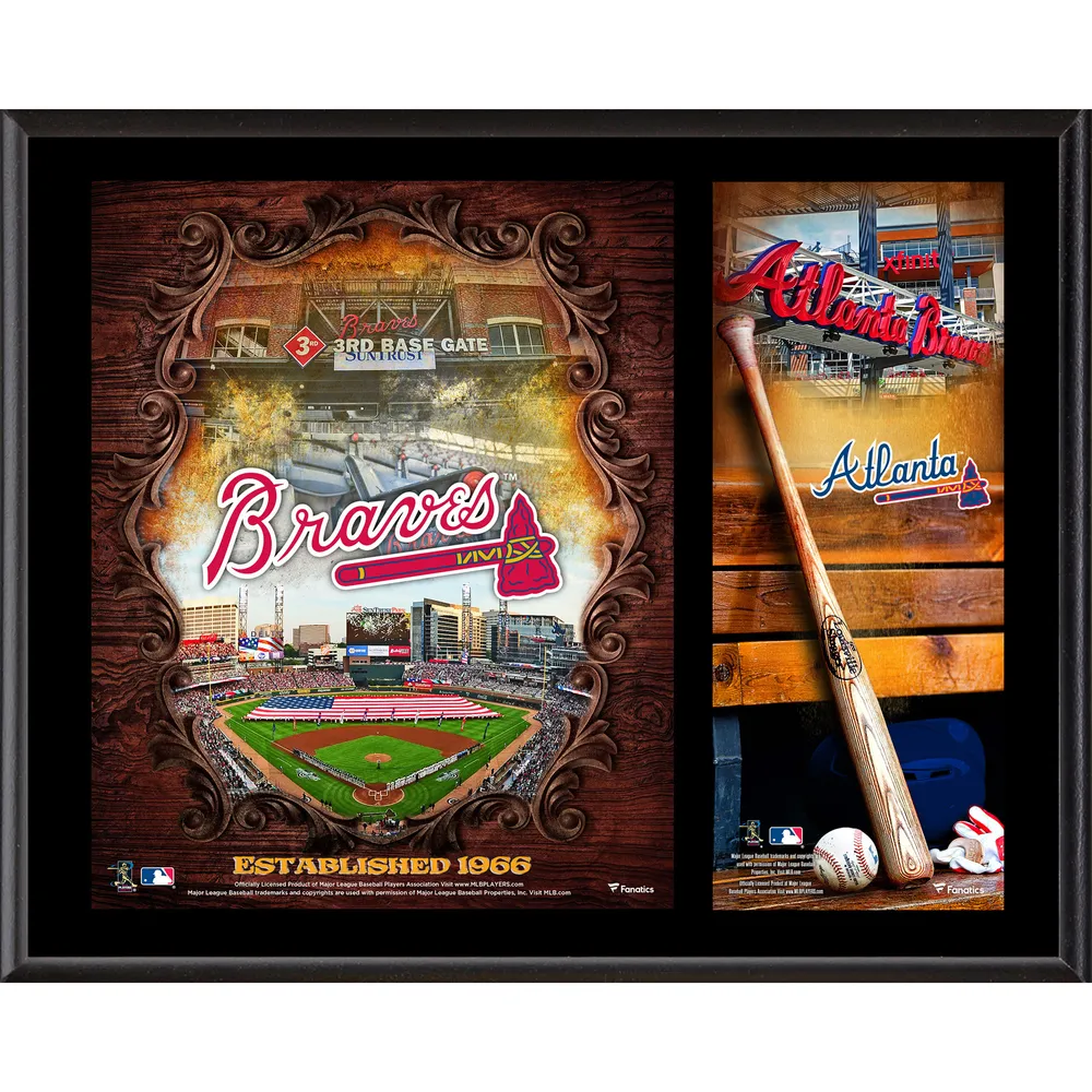 Atlanta Braves Black Framed Logo Jersey Display Case